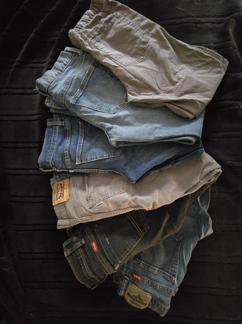 LOT OF Six Boys/Youth Jeans Size 14 - GREAT Cond Levi's Old Navy Wrangler